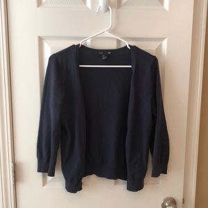 H&M navy cardigan